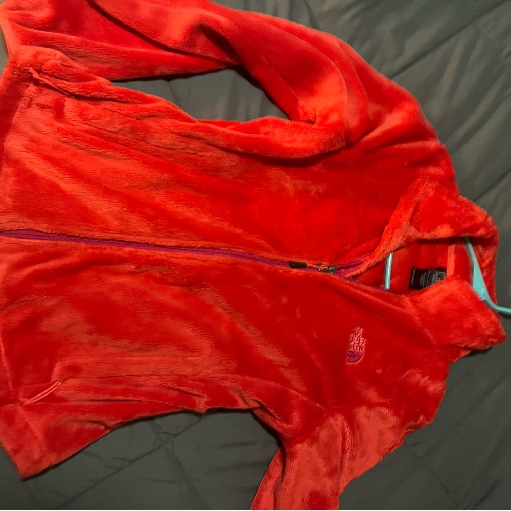 The North Face Vibrant Red Fleece Jacket